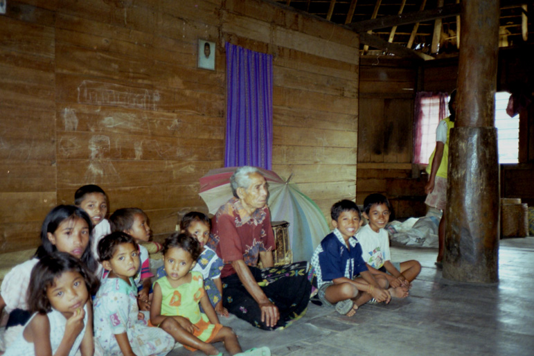 Das Adat House in Ruteng auf der Insel Flores in Indonesien /Nusa Tenggara