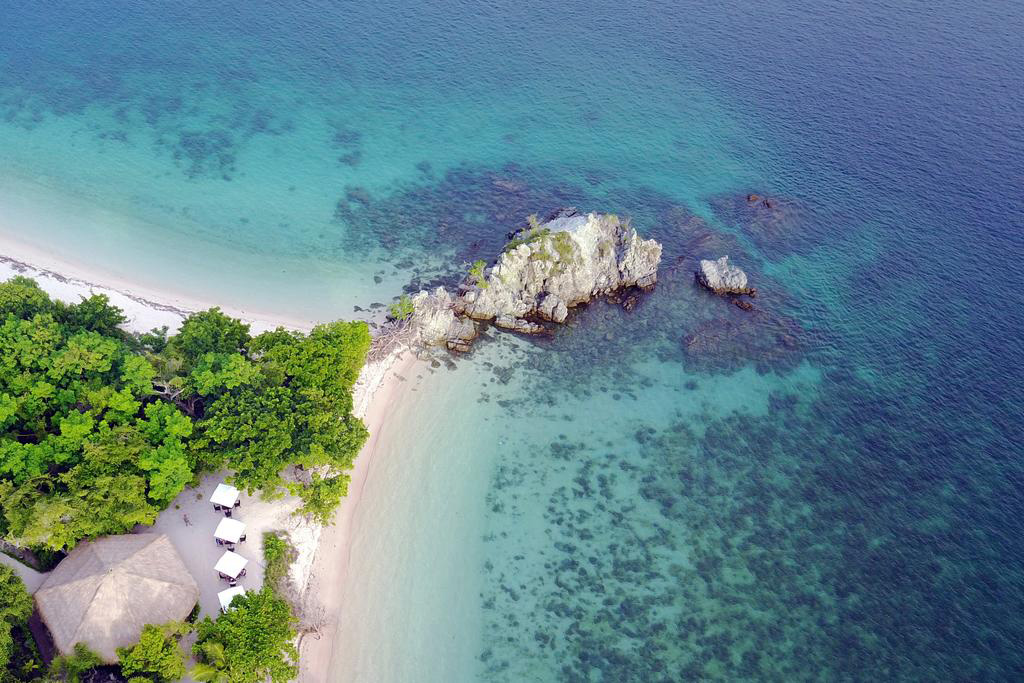 Angel Island Resort Bidadari Island in Komodo Nationalpark in Indonesien