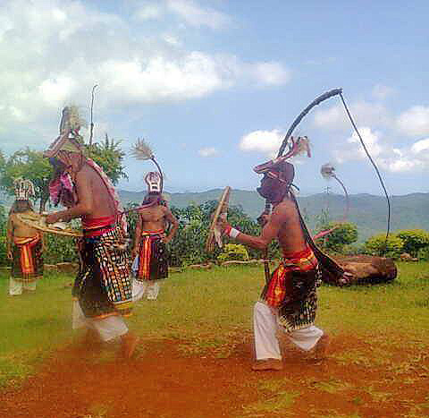 Caci Dance on Flores