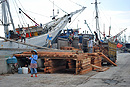 Jakarta - Der Alte Hafen Sunda Kelapa - Hauptstadt Indonesiens Jakarta - Insel Java. Holz aus Kalimanten