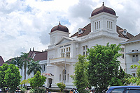 Bank Indonesia - Yogyakarta in einem Gebaeude aus der Kolonialzeit