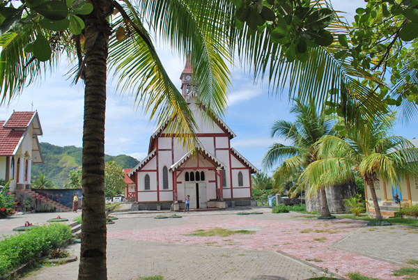 old church in Sikka  village on Flores Indonesia 